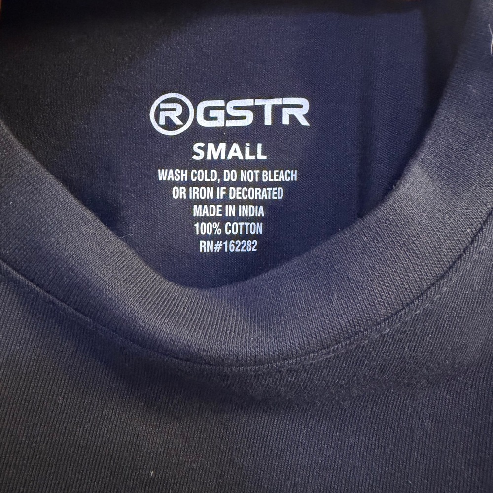 GSTR Refuse to be Silent Angel Skull Graphic Tee Black RGK-10-6115R Small - Picture 5 of 9